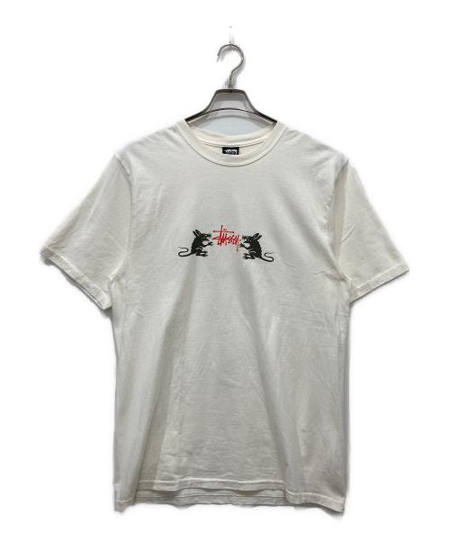 stussy（ステューシー）stussy (ステューシー) Homebrew Pigment Dyed Tee ホワイト サイズ:Mの古着・服飾アイテム