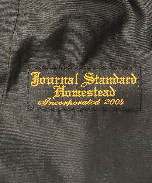J.S HOMESTEAD（ジャーナルスタンダード ホームステッド）J.S HOMESTEAD (ジャーナルスタンダード ホームステッド) Ry/Pe AIR CREW PT ブラック サイズ:Lの古着・服飾アイテム