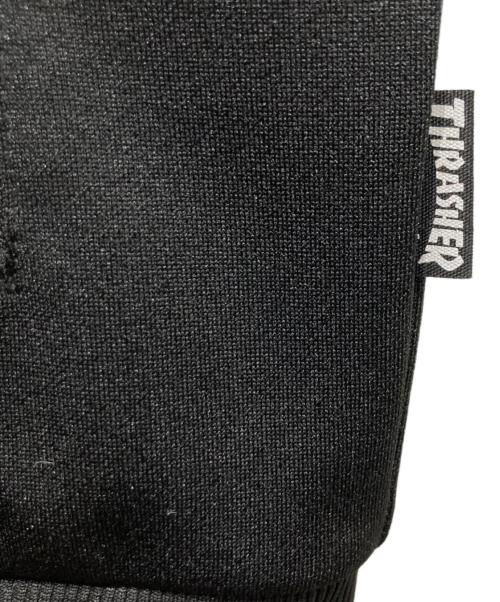 THRASHER（スラッシャー）THRASHER (スラッシャー) ファイヤーパターントラックジャケット ブラック サイズ:Lの古着・服飾アイテム