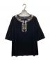 VIVIENNE TAM（ヴィヴィアンタム）の古着「チャイナデザインブラウス」｜ブラック