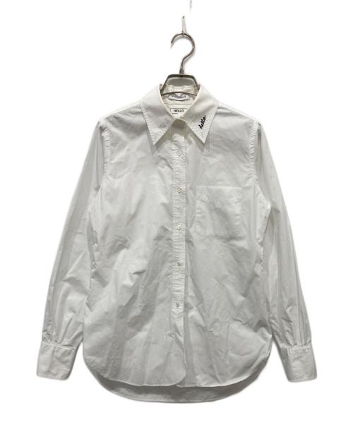 MADISON BLUE（マディソンブルー）MADISON BLUE (マディソンブルー) L/S SH TYPEWRITER ホワイト サイズ:01の古着・服飾アイテム