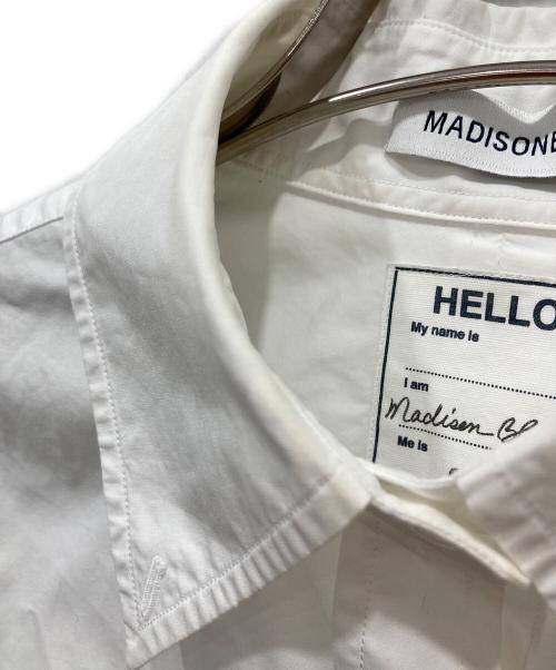 MADISON BLUE（マディソンブルー）MADISON BLUE (マディソンブルー) L/S SH TYPEWRITER ホワイト サイズ:01の古着・服飾アイテム