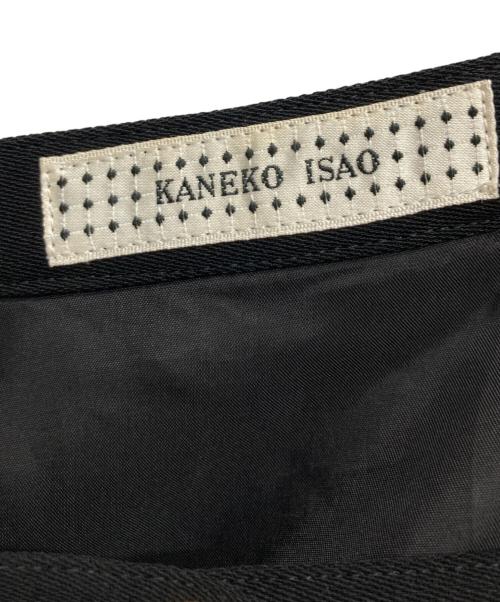 KANEKO ISAO（カネコ イサオ）KANEKO ISAO (カネコ イサオ) 金釦ロングスカート ブラック サイズ:-の古着・服飾アイテム