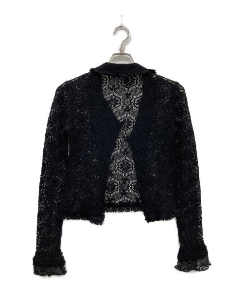 CHANEL（シャネル）CHANEL (シャネル) レースジャケット ブラック サイズ:38の古着・服飾アイテム