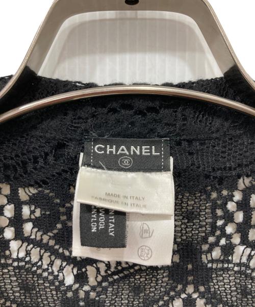 CHANEL（シャネル）CHANEL (シャネル) レースジャケット ブラック サイズ:38の古着・服飾アイテム