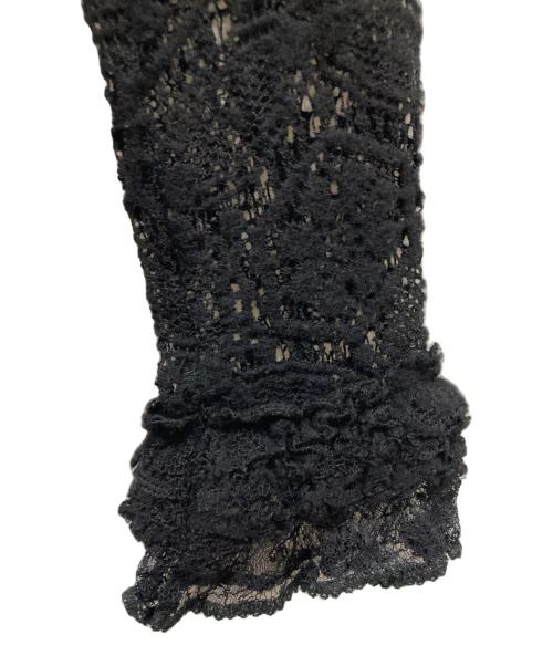 CHANEL（シャネル）CHANEL (シャネル) レースジャケット ブラック サイズ:38の古着・服飾アイテム