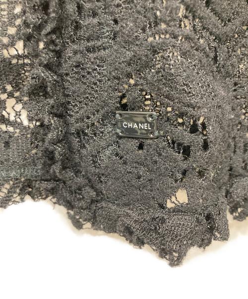 CHANEL（シャネル）CHANEL (シャネル) レースジャケット ブラック サイズ:38の古着・服飾アイテム