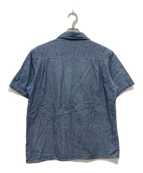 RRL（ダブルアールエル）RRL (ダブルアールエル) シャンブレーショートスリーブシャツ インディゴ サイズ:Sの古着・服飾アイテム