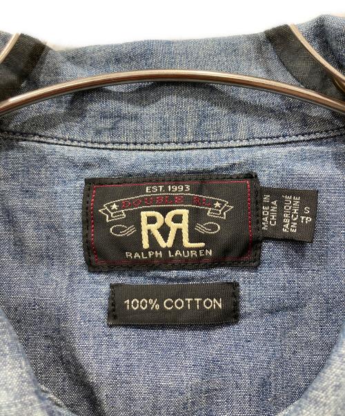 RRL（ダブルアールエル）RRL (ダブルアールエル) シャンブレーショートスリーブシャツ インディゴ サイズ:Sの古着・服飾アイテム