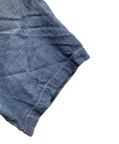 RRL（ダブルアールエル）RRL (ダブルアールエル) シャンブレーショートスリーブシャツ インディゴ サイズ:Sの古着・服飾アイテム