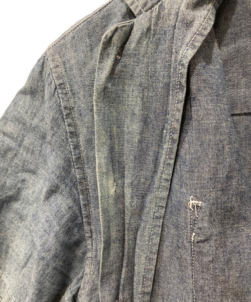 RRL（ダブルアールエル）RRL (ダブルアールエル) シャンブレーショートスリーブシャツ インディゴ サイズ:Sの古着・服飾アイテム