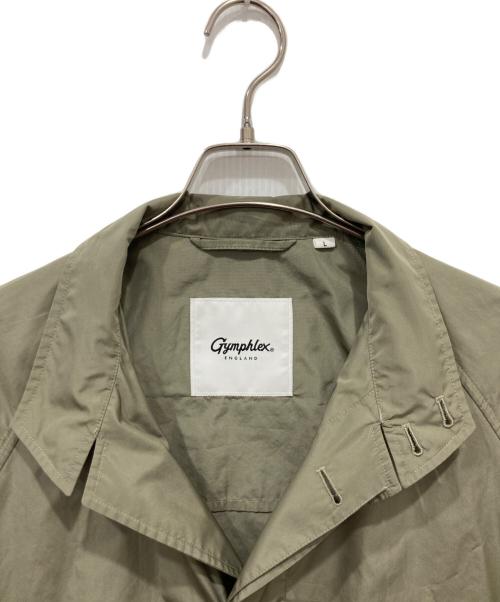 Gymphlex（ジムフレックス）Gymphlex (ジムフレックス) ステンカラーコート カーキ サイズ:Lの古着・服飾アイテム