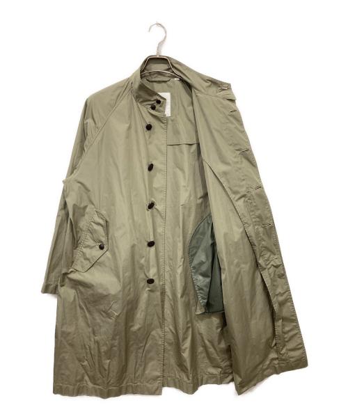 Gymphlex（ジムフレックス）Gymphlex (ジムフレックス) ステンカラーコート カーキ サイズ:Lの古着・服飾アイテム