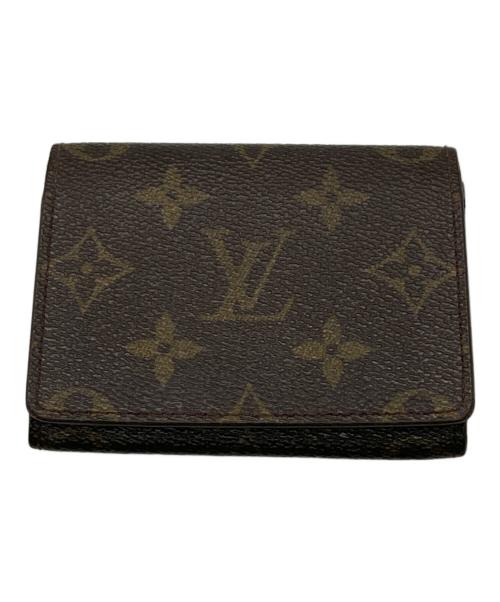 LOUIS VUITTON（ルイ ヴィトン）LOUIS VUITTON (ルイ ヴィトン) モノグラム　アンヴェロップ・カルト・ドゥ・ヴィジット ブラウンの古着・服飾アイテム
