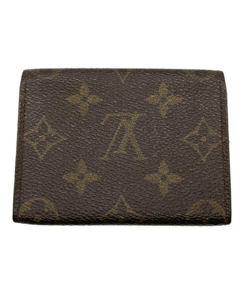 LOUIS VUITTON（ルイ ヴィトン）LOUIS VUITTON (ルイ ヴィトン) モノグラム　アンヴェロップ・カルト・ドゥ・ヴィジット ブラウンの古着・服飾アイテム