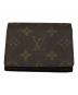 LOUIS VUITTON（ルイ ヴィトン）の古着「モノグラム　アンヴェロップ・カルト・ドゥ・ヴィジット」｜ブラウン