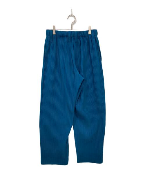 HOMME PLISSE ISSEY MIYAKE（オム プリッセ イッセイ ミヤケ）HOMME PLISSE ISSEY MIYAKE (オム プリッセ イッセイ ミヤケ) プリーツイージーパンツ ブルー サイズ:1の古着・服飾アイテム