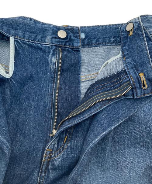 JOHN LAWRENCE SULLIVAN（ジョン ローレンス サリバン）JOHN LAWRENCE SULLIVAN (ジョン ローレンス サリバン) WASHED DENIM SUPER WIDE PANTS ブルー サイズ:44の古着・服飾アイテム