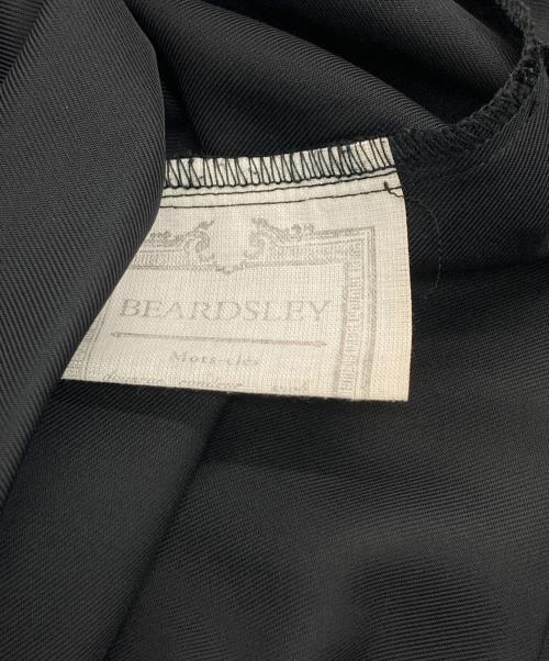 BEARDSLEY（ビアズリー）BEARDSLEY (ビアズリー) ボリュームも楽しみたい、前後で使える》ギャザーサロペット ブラック サイズ:Freeの古着・服飾アイテム