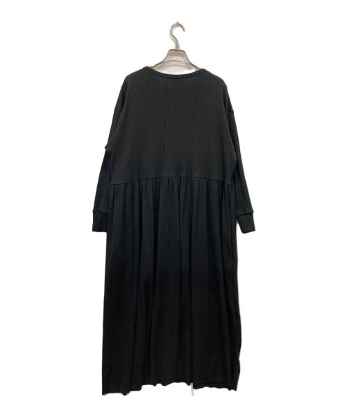 BEARDSLEY（ビアズリー）BEARDSLEY (ビアズリー) ギャザーワンピース ブラック サイズ:FREEの古着・服飾アイテム