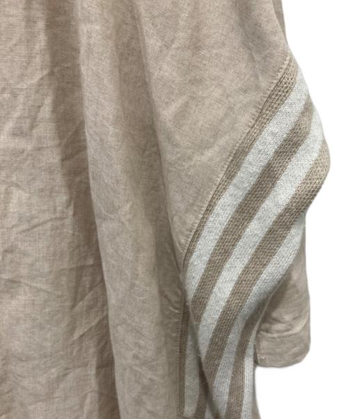 BEARDSLEY（ビアズリー）BEARDSLEY (ビアズリー) ニットコンビワンピース ベージュ サイズ:Freeの古着・服飾アイテム