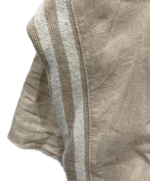 BEARDSLEY（ビアズリー）BEARDSLEY (ビアズリー) ニットコンビワンピース ベージュ サイズ:Freeの古着・服飾アイテム