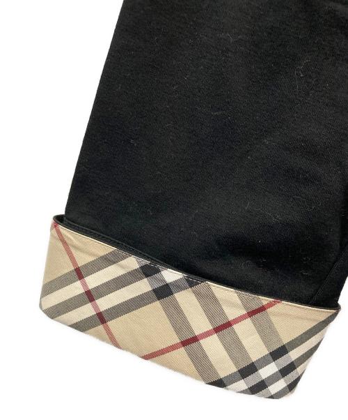 BURBERRY LONDON（バーバリーロンドン）BURBERRY LONDON (バーバリーロンドン) ノバチェック袖シャツ ブラック×ベージュ サイズ:2の古着・服飾アイテム