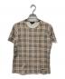 BURBERRY LONDON（バーバリーロンドン）の古着「ノバチェックカットソー」｜ベージュ