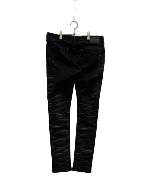 CIVARIZE（シヴァーライズ）CIVARIZE (シヴァーライズ) コーティングスキニーデニムパンツ ブラック サイズ:46の古着・服飾アイテム