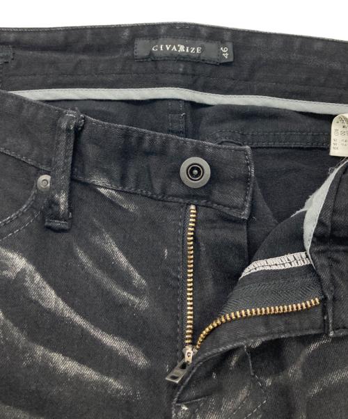 CIVARIZE（シヴァーライズ）CIVARIZE (シヴァーライズ) コーティングスキニーデニムパンツ ブラック サイズ:46の古着・服飾アイテム
