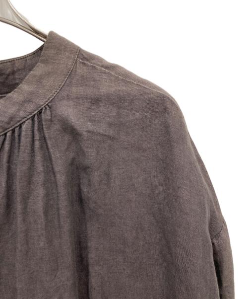 nest Robe（ネストローブ）nest Robe (ネストローブ) リネンワンピース ブラウン サイズ:FREEの古着・服飾アイテム