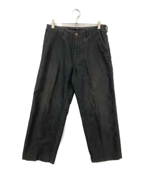 AURALEE（オーラリー）AURALEE (オーラリー) FINX MOLESKIN WIDE PANTS ブラック サイズ:3の古着・服飾アイテム