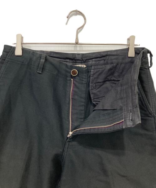 AURALEE（オーラリー）AURALEE (オーラリー) FINX MOLESKIN WIDE PANTS ブラック サイズ:3の古着・服飾アイテム