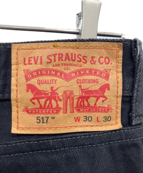 LEVI'S（リーバイス）LEVI'S (リーバイス) 517ブラックデニムパンツ ブラック サイズ:W30L30の古着・服飾アイテム