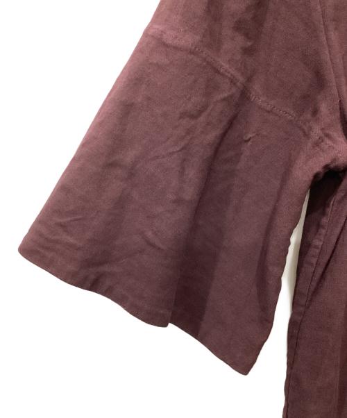 MARNI（マルニ）MARNI (マルニ) 半袖ブラウス ワインレッド サイズ:36の古着・服飾アイテム