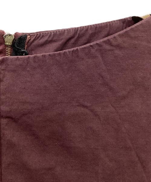 MARNI（マルニ）MARNI (マルニ) 半袖ブラウス ワインレッド サイズ:36の古着・服飾アイテム
