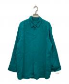 H BEAUTY&YOUTHエイチ ビューティー&ユース）の古着「HARD CUFFS SHIRT」｜グリーン