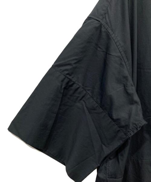 ticca（ティッカ）TICCA (ティッカ) コットンキーネック半袖ワンピース ブラック サイズ:FREEの古着・服飾アイテム