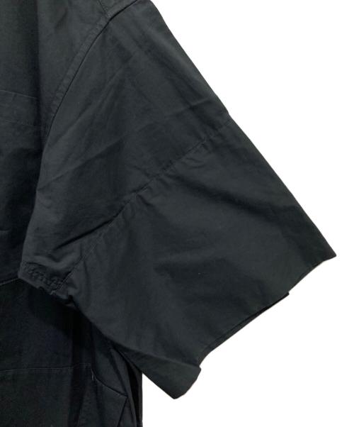 ticca（ティッカ）TICCA (ティッカ) コットンキーネック半袖ワンピース ブラック サイズ:FREEの古着・服飾アイテム