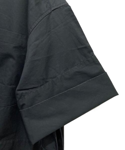 ticca（ティッカ）TICCA (ティッカ) コットンキーネック半袖ワンピース ブラック サイズ:FREEの古着・服飾アイテム