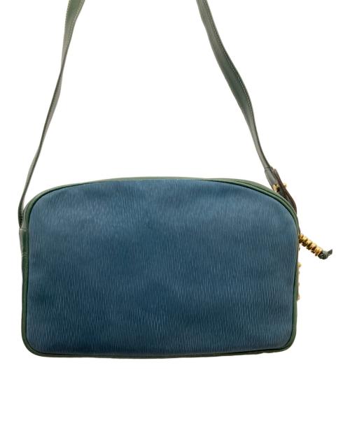LOEWE（ロエベ）LOEWE (ロエベ) ベラスケス ショルダーバッグ グリーン×ブルーの古着・服飾アイテム
