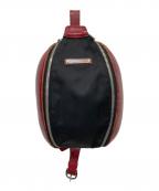 ISSEY MIYAKE ACCESSORYイッセイミヤケアクセサリー）の古着「ワンショルダーバッグ」｜ブラック×レッド
