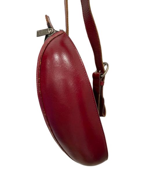 ISSEY MIYAKE ACCESSORY（イッセイミヤケアクセサリー）ISSEY MIYAKE ACCESSORY (イッセイミヤケアクセサリー) ワンショルダーバッグ ブラック×レッドの古着・服飾アイテム