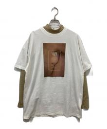 Ameri（アメリ）の古着「レイヤードカットソー」｜ゴールド