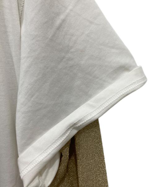 Ameri（アメリ）AMERI (アメリ) レイヤードカットソー ゴールド サイズ:FREEの古着・服飾アイテム