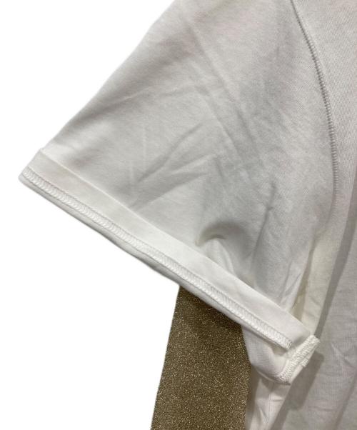 Ameri（アメリ）AMERI (アメリ) レイヤードカットソー ゴールド サイズ:FREEの古着・服飾アイテム