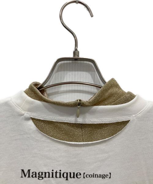 Ameri（アメリ）AMERI (アメリ) レイヤードカットソー ゴールド サイズ:FREEの古着・服飾アイテム