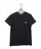 maison kitsuneメゾンキツネ）の古着「FOX HEAD PATCH CLASSIC TEE-SHIRT」｜ブラック