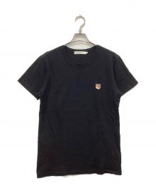 maison kitsune（メゾンキツネ）の古着「FOX HEAD PATCH CLASSIC TEE-SHIRT」｜ブラック