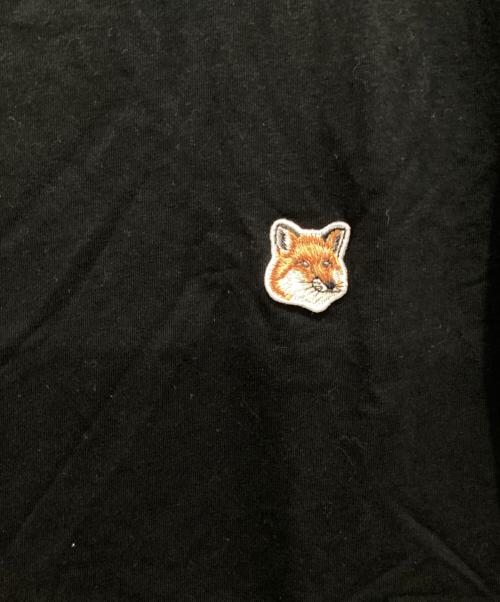 maison kitsune（メゾンキツネ）MAISON KITSUNE (メゾンキツネ) FOX HEAD PATCH CLASSIC TEE-SHIRT ブラック サイズ:Lの古着・服飾アイテム